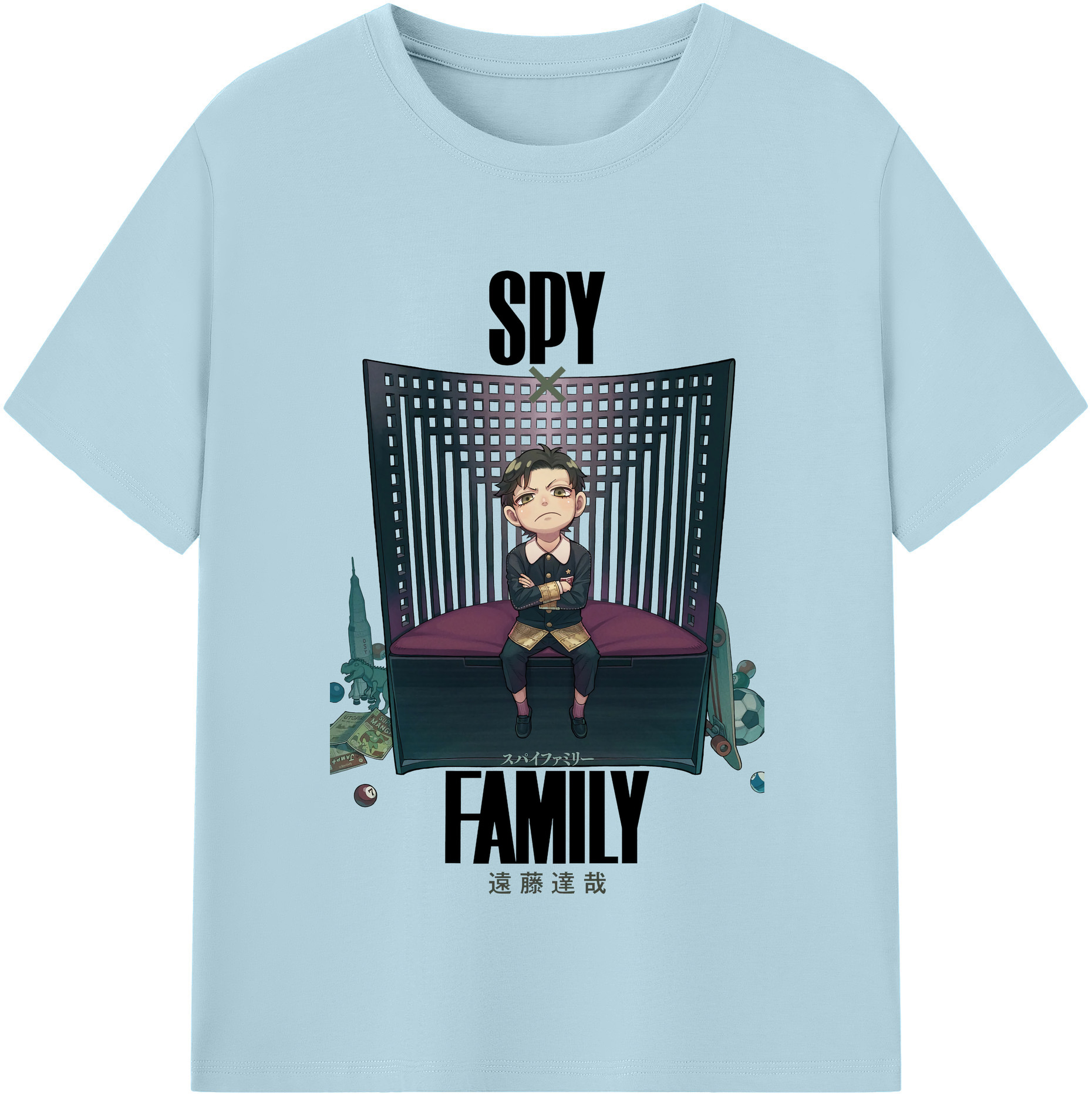 （画像用） SPY×FAMILY间谍家家酒 綿100％半袖Tシャツ（フロントプリント）